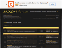 Tablet Screenshot of 4rum.saxon-web.co.uk